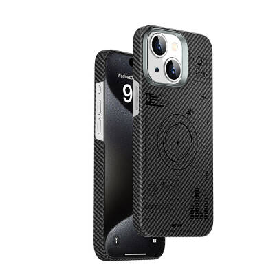 Apple iPhone 15 Case Wiwu KJZ-017 Carbon Fiber 600D Explore Cover - 1