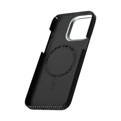 Apple iPhone 15 Case Wiwu KJZ-017 Carbon Fiber 600D Explore Kevlar Cover - 4