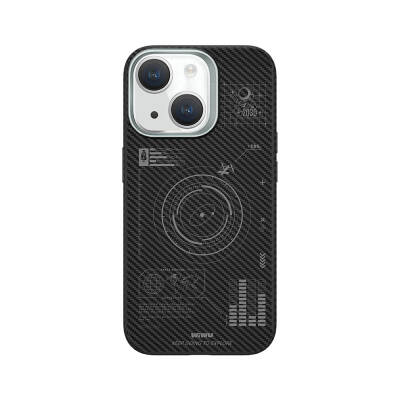 Apple iPhone 15 Case Wiwu KJZ-017 Carbon Fiber 600D Explore Kevlar Cover - 2