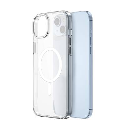 Apple iPhone 15 Case Wiwu ZYS-013 Magsafe Charging Featured Colorful Camera Frame Transparent Jelly Cover - 2