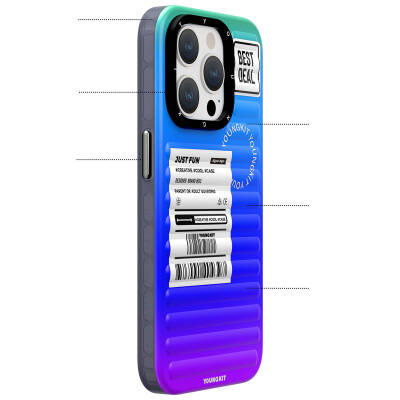 Apple iPhone 15 Case YoungKit The Secret Color Series Cover - 4