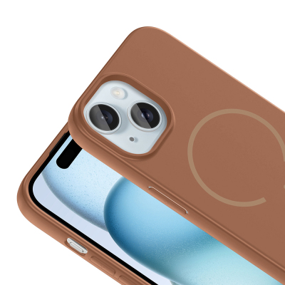 Apple iPhone 15 Case Zore Meta Cover with M-safe Charging Feature - 17