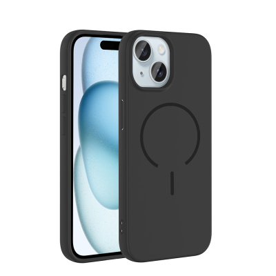 Apple iPhone 15 Case Zore Meta Cover with M-safe Charging Feature - 2