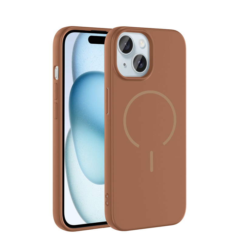 Apple iPhone 15 Case Zore Meta Cover with M-safe Charging Feature - 6