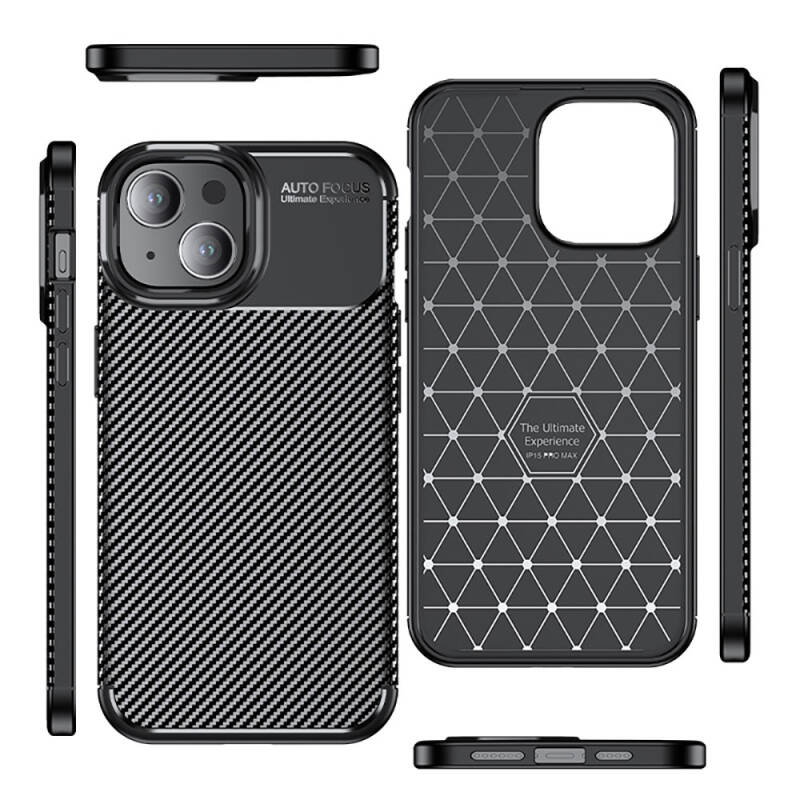 Apple iPhone 15 Case Zore Negro Silicone Cover - 9