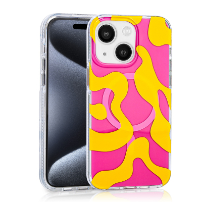 Apple iPhone 15 Case Zore Stilo Cover with Magsafe Charging Feature - 8