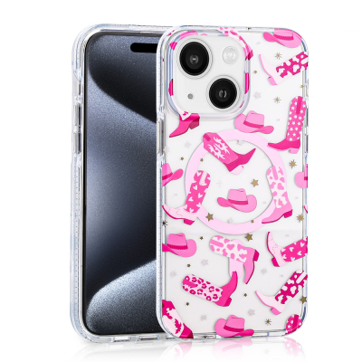 Apple iPhone 15 Case Zore Stilo Cover with Magsafe Charging Feature - 9