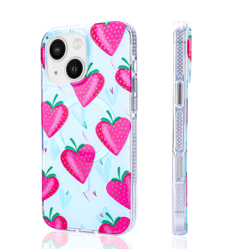 Apple iPhone 15 Case Zore Stilo Cover with Magsafe Charging Feature - 2