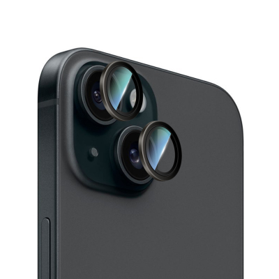 Apple iPhone 15 CaseWorld Alloy Serisi Oleofobik Anti Reflective Kamera Lens Koruyucu - 1