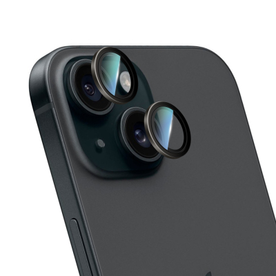 Apple iPhone 15 CaseWorld Alloy Serisi Oleofobik Anti Reflective Kamera Lens Koruyucu - 4