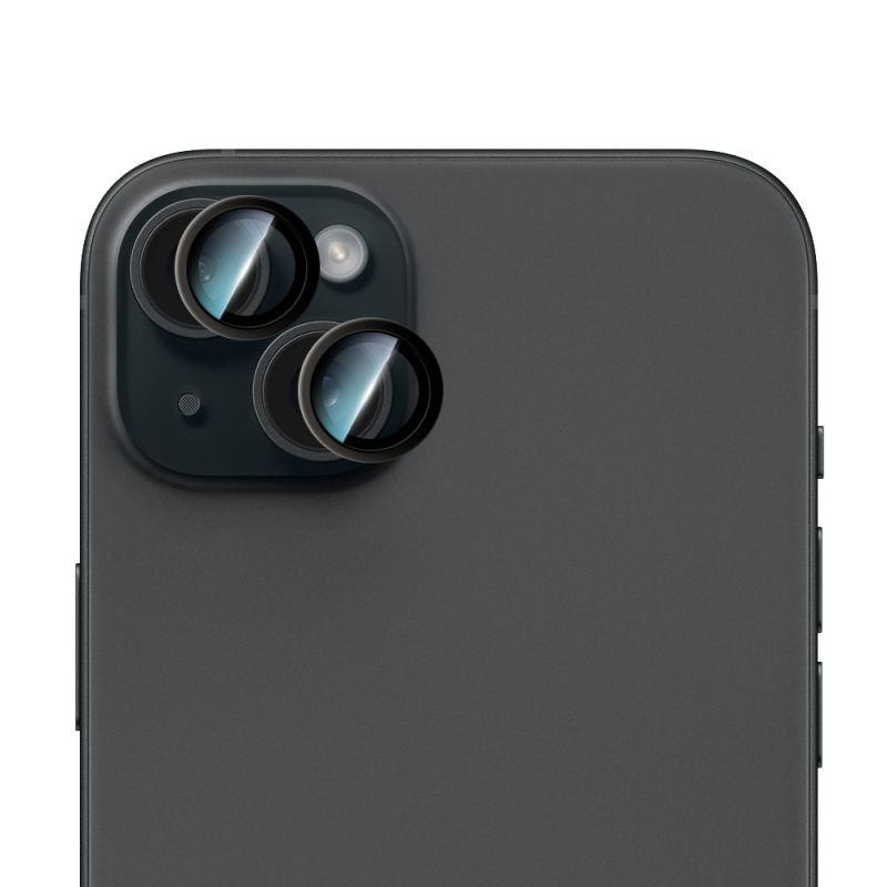 Apple iPhone 15 CaseWorld Alloy Serisi Oleofobik Anti Reflective Kamera Lens Koruyucu - 2