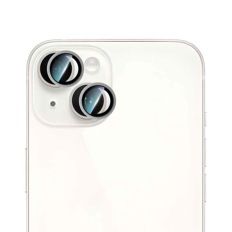 Apple iPhone 15 CaseWorld Alloy Serisi Oleofobik Anti Reflective Kamera Lens Koruyucu - 8