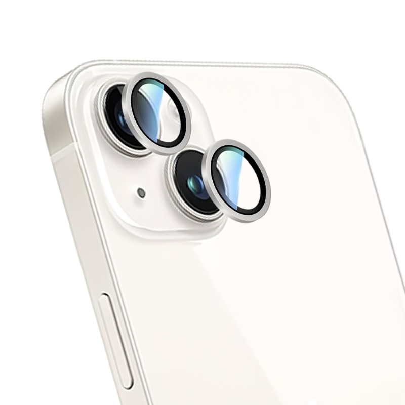 Apple iPhone 15 CaseWorld Alloy Serisi Oleofobik Anti Reflective Kamera Lens Koruyucu - 10