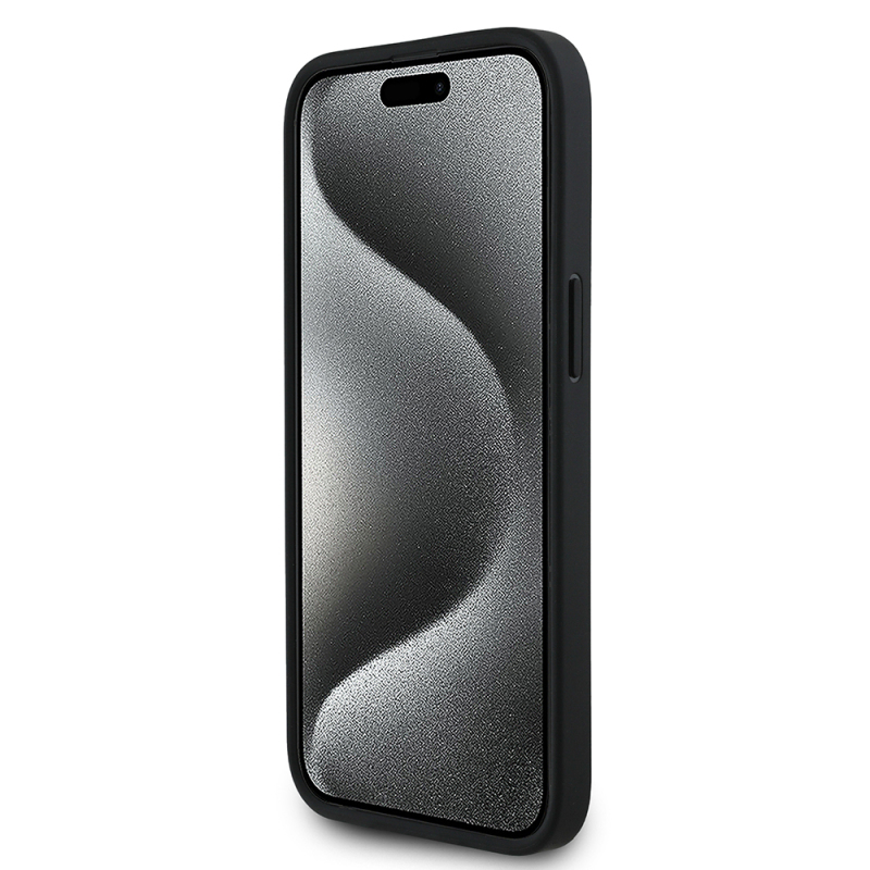 Apple iPhone 15 Kılıf Aston Martin Orjinal Lisanslı Victory Dizayn PU Deri Metal Logolu Kapak - 6