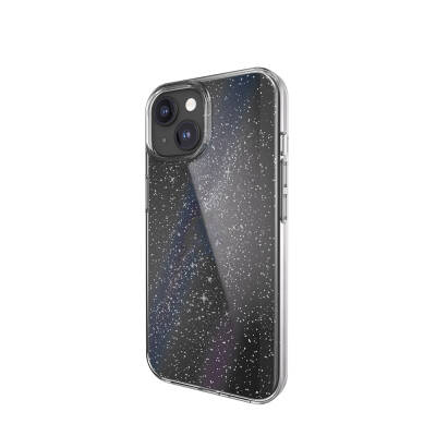 Apple iPhone 15 Kılıf Çift Katmanlı IMD Baskılı Bumper Lisanslı Switcheasy Cosmos Nebula Kapak - 3