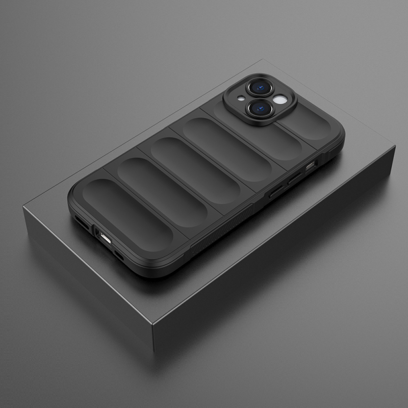 Apple iPhone 15 Kılıf Esnek TPU Oyuklu Arka Yüzey Tasarımlı Zore Etnik Silikon Kapak - 10