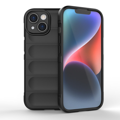 Apple iPhone 15 Kılıf Esnek TPU Oyuklu Arka Yüzey Tasarımlı Zore Etnik Silikon Kapak - 2