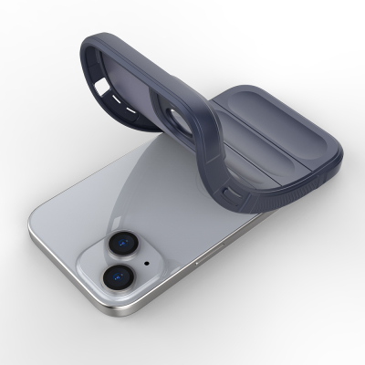 Apple iPhone 15 Kılıf Esnek TPU Oyuklu Arka Yüzey Tasarımlı Zore Etnik Silikon Kapak - 13