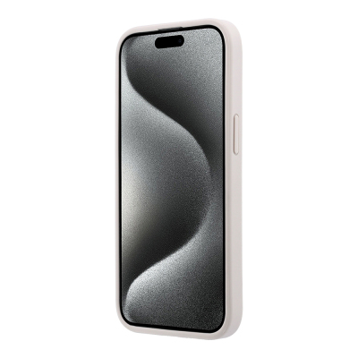 Apple iPhone 15 Kılıf Guess Orjinal Lisanslı M-safe Kabartmalı 4G Desenli Yazı Logolu Kapak - 6