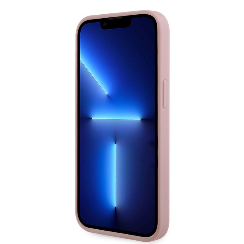 Apple iPhone 15 Kılıf Guess Orjinal Lisanslı Taşlı Arka Yüzey Üçgen Logolu Kapak - 9