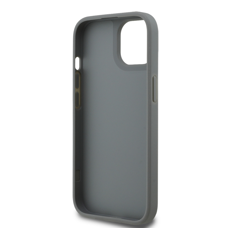 Apple iPhone 15 Kılıf Guess Orjinal Lisanslı Taşlı Arka Yüzey Üçgen Logolu Kapak - 18