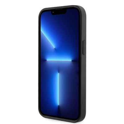 Apple iPhone 15 Kılıf Guess Orjinal Lisanslı Taşlı Arka Yüzey Üçgen Logolu Kapak - 30