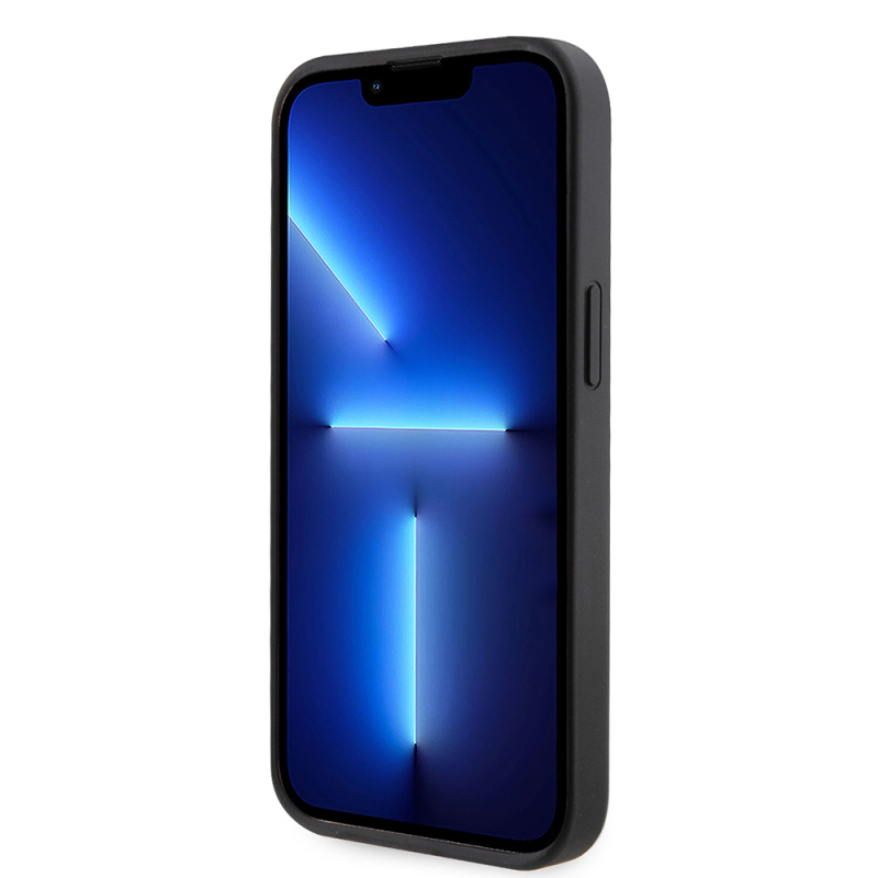 Apple iPhone 15 Kılıf Guess Orjinal Lisanslı Taşlı Arka Yüzey Üçgen Logolu Kapak - 30