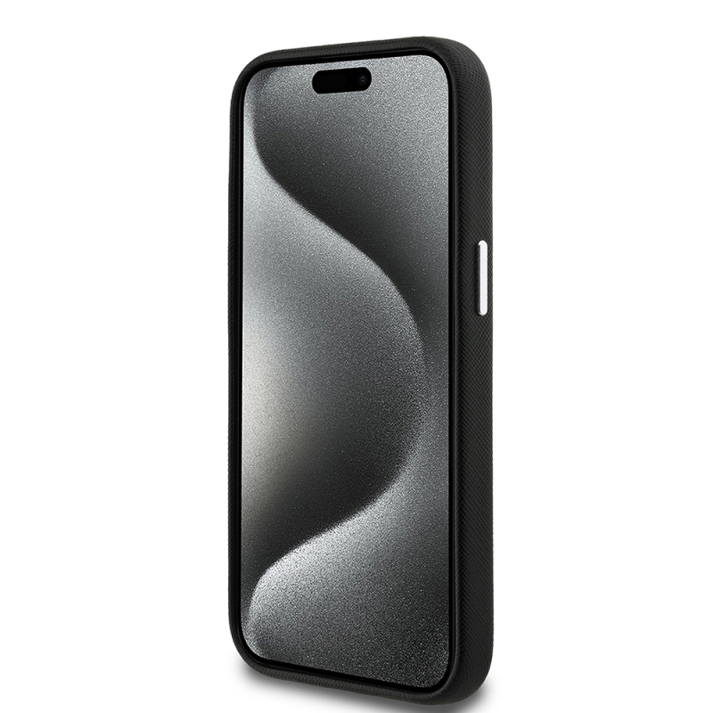 Apple iPhone 15 Kılıf Karl Lagerfeld Orjinal Lisanslı K&C Heads Pin Kapak - 6