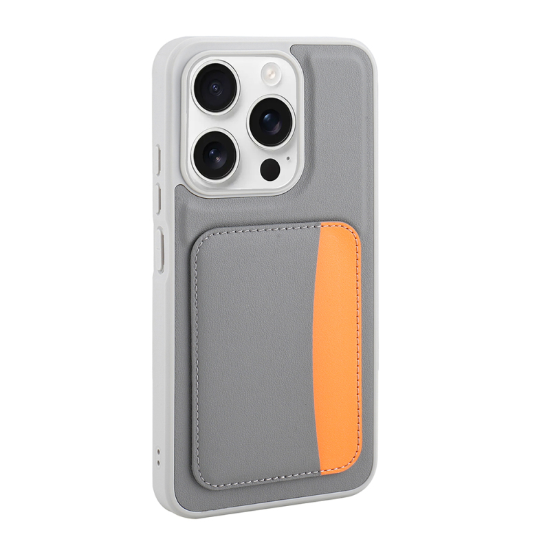 Apple iPhone 15 Kılıf Kartlıklı Zore X-Kart Silikon Kapak - 7