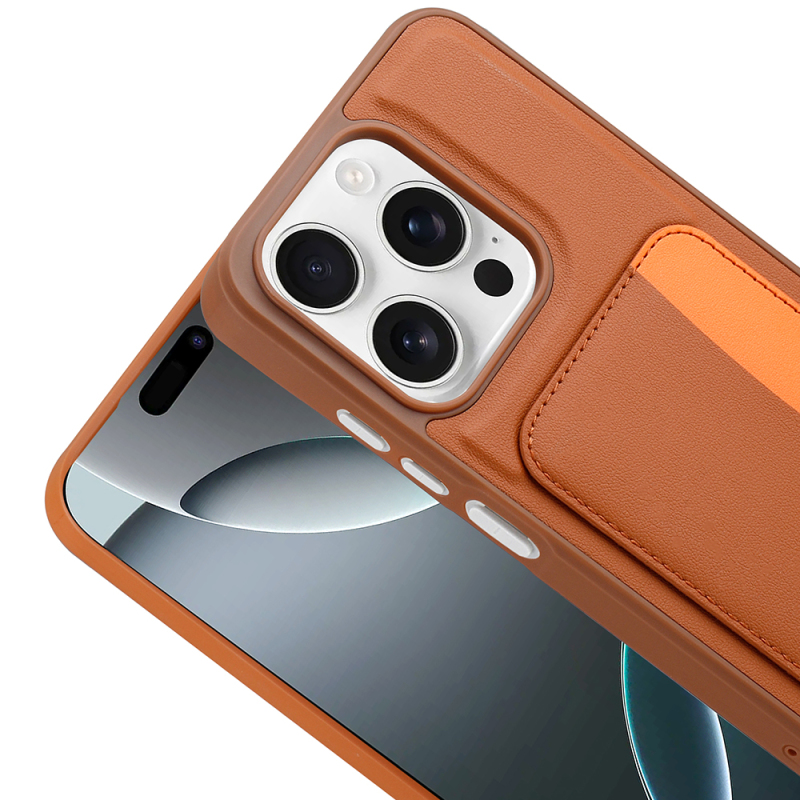 Apple iPhone 15 Kılıf Kartlıklı Zore X-Kart Silikon Kapak - 13