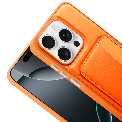 Apple iPhone 15 Kılıf Kartlıklı Zore X-Kart Silikon Kapak - 14