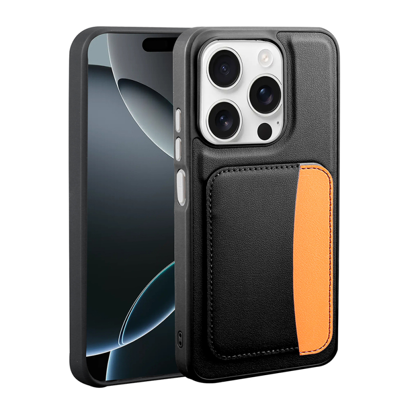 Apple iPhone 15 Kılıf Kartlıklı Zore X-Kart Silikon Kapak - 3