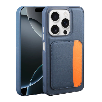 Apple iPhone 15 Kılıf Kartlıklı Zore X-Kart Silikon Kapak - 2