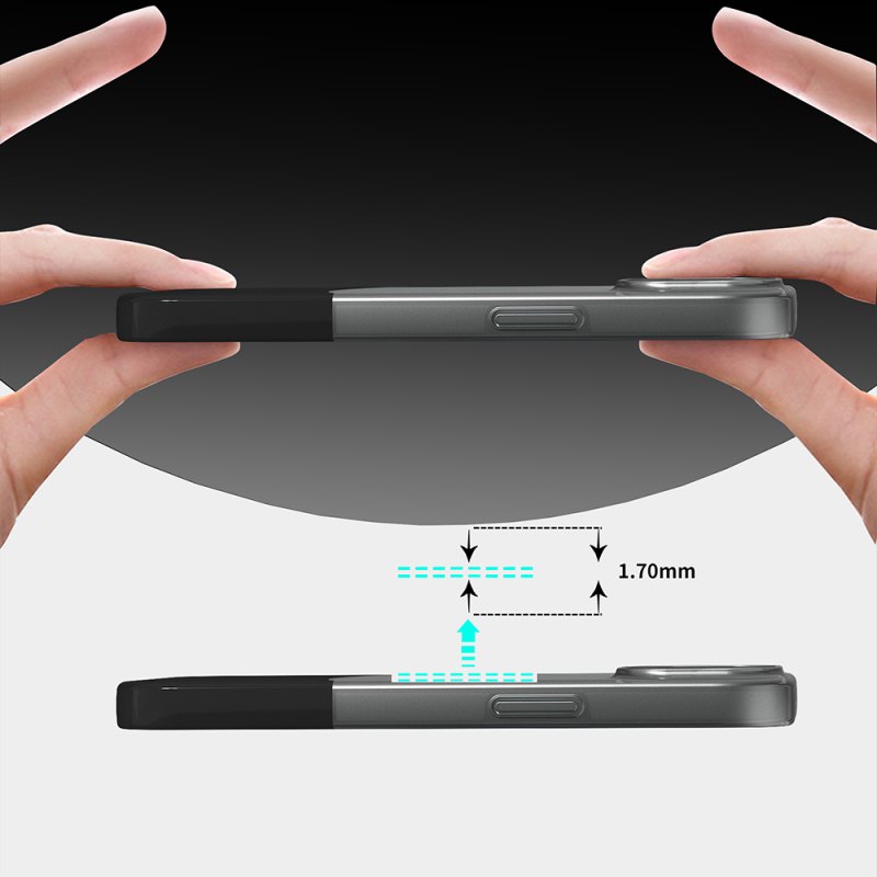Apple iPhone 15 Kılıf M-Safe Şarj Özellikli Mıknatıslı Zore Duble Kapak - 5