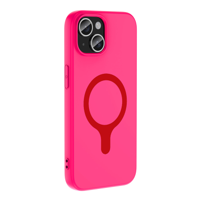 Apple iPhone 15 Kılıf M-Safe Şarj Özellikli Zore Aris Silikon Kapak - 3