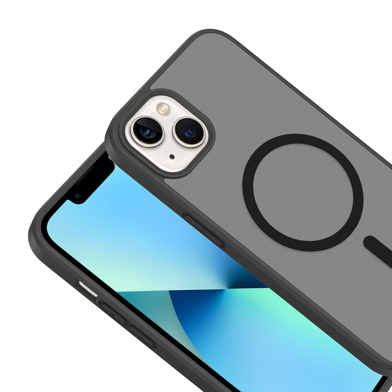 Apple iPhone 15 Kılıf M-safe Şarj Özellikli Zore Babet Kapak - 13