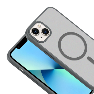 Apple iPhone 15 Kılıf M-safe Şarj Özellikli Zore Babet Kapak - 17