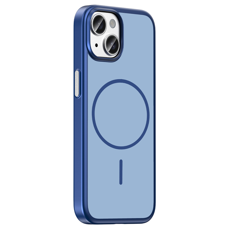 Apple iPhone 15 Kılıf M-Safe Şarj Özellikli Zore Lora PC Kapak - 5