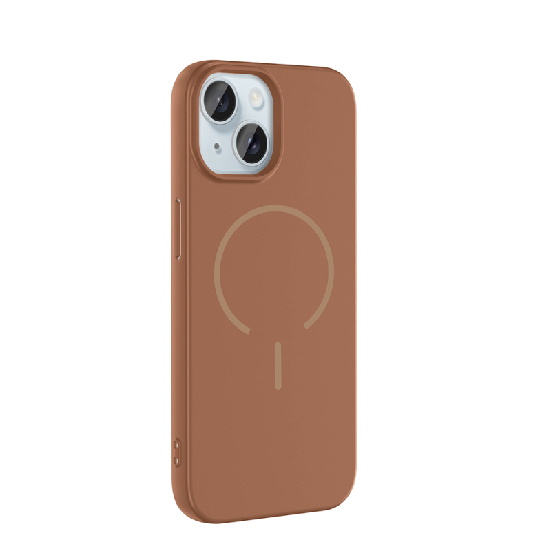 Apple iPhone 15 Kılıf M-safe Şarj Özellikli Zore Meta Kapak - 10