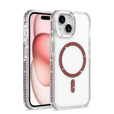 Apple iPhone 15 Kılıf M-safe Şarj Özellikli Zore Tera Silikon Kapak - 2