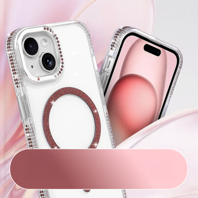 Apple iPhone 15 Kılıf M-safe Şarj Özellikli Zore Tera Silikon Kapak - 4