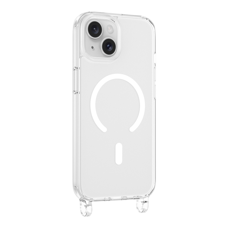 Apple iPhone 15 Kılıf M-safe Şarj Özellikli Zore X-Rop Kapak - 3