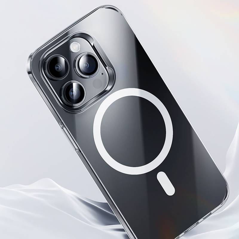 Apple iPhone 15 Kılıf Magsafe Şarj Özellikli Benks ​​​​​​Crystal Serisi Şeffaf Kapak - 8