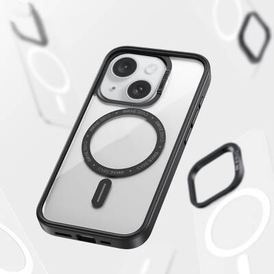 Apple iPhone 15 Kılıf Magsafe Şarj Özellikli Casebang Body Frame Kapak - 2