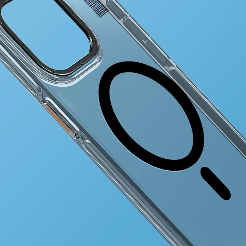 Apple iPhone 15 Kılıf Magsafe Şarj Özellikli Şeffaf Youngkit Crystal Shield Serisi Kapak - 4