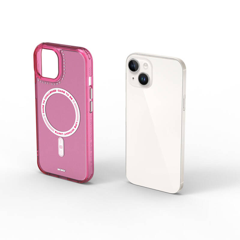 Apple iPhone 15 Kılıf Magsafe Şarj Özellikli Wiwu Basic Color J Serisi Kapak - 18
