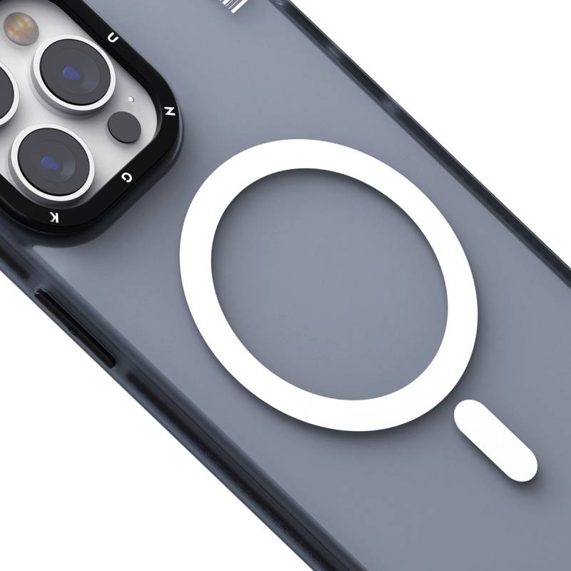 Apple iPhone 15 Kılıf Magsafe Şarj Özellikli Youngkit Colored Sand Serisi Kapak - 3
