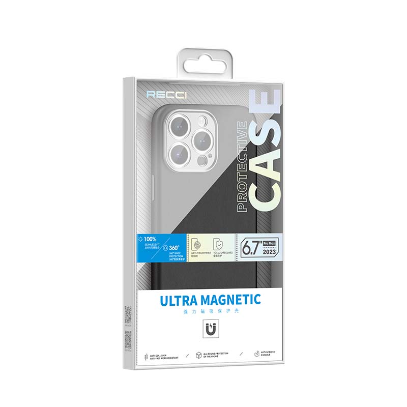 Apple iPhone 15 Pro Max Kılıf Recci Magsafe Şarj Özellikli Kamera Korumalı Explore Serisi Kapak - 4