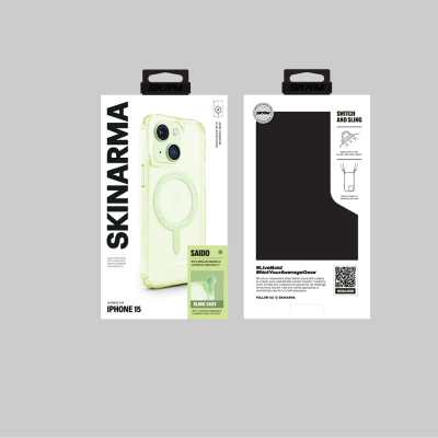 Apple iPhone 15 Kılıf SkinArma Şeffaf Airbag Tasarımlı Magsafe Şarj Özellikli Saido Kapak - 17