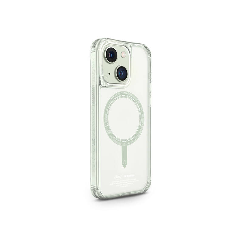 Apple iPhone 15 Kılıf SkinArma Şeffaf Airbag Tasarımlı Magsafe Şarj Özellikli Saido Kapak - 10